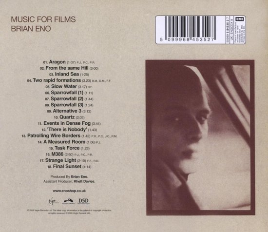Brian Eno Music For Films - CD uit 2009 | bol