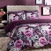 Dekbedovertrek Inky floral / 2-persoons