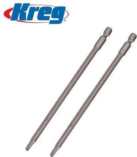 Kreg 2 Square Driver Combo 76 mm (3”) & 152 mm (6”) bol