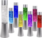 Lavalamp met Glitters – Lavalamp voor kinderen - 7 Kleuren
