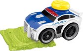 speelgoedauto Power politie 23 x 10 cm blauw/groen 2-delig