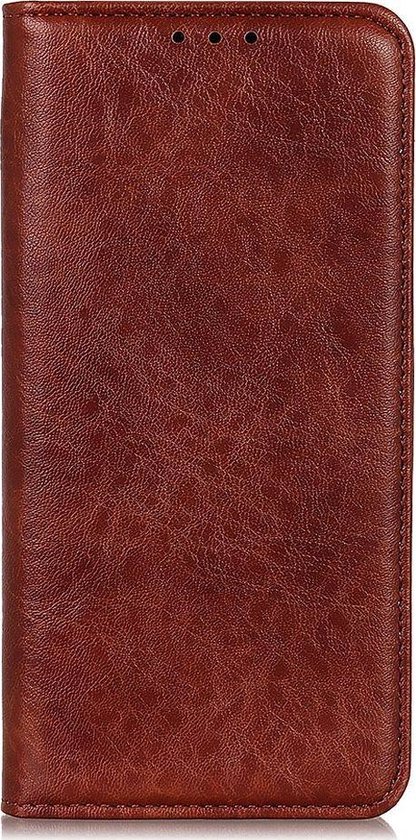 Mobigear classic elegance telefoonhoesje geschikt voor nokia xr20 hoesje bookcase portemonnee - bruin