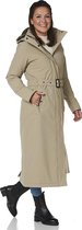 Toronto padded long winter raincoat beige-XXXL