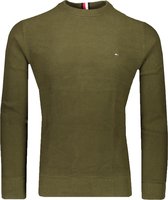 Tommy Hilfiger Trui Groen Normaal - Maat S - Heren - Herfst/Winter Collectie - Katoen