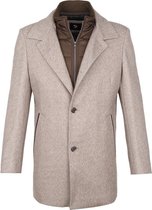 Suitable Geke Coat Streep Beige - maat 46