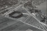 Walljar - De Kuip '37 - Zwart wit poster