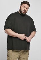 Urban Classics Heren Tshirt -5XL- Oversized Mock Neck Zwart