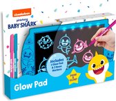 Nickelodeon Baby Shark magnetisch tekenbord glow in the dark - Glow in the dark tekenbord - Pinkfong Baby Shark tekenbord - Tekenset Baby Shark - Magische tekenbord