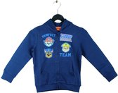 Paw Patrol Nickelodeon Hoodie met rits - Sweater met capuchon. Maat 116/122 cm - 6/7 jaar