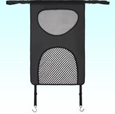 Duurzaam Hondennet voor in de auto – 65*44 cm – Zwart – Makkelijk bevestigen – Veiligheidsnet auto – Autonet hond – Honden net – LumifyMe