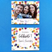 Instant Celebration - WIDE - instant foto stickerframe - confetti