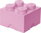 LEGO Opbergbox - Brick 4 - Paars - 6 L - 25 cm x 25 cm x 18 cm - Kunststof