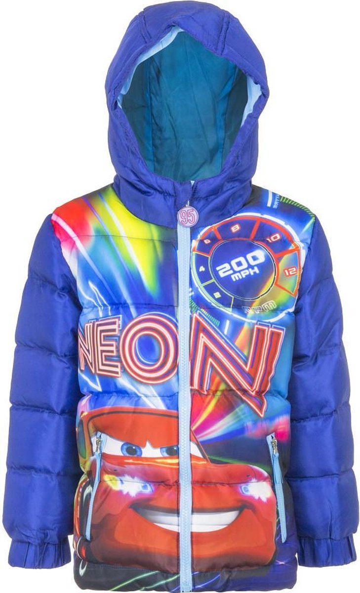 Disney Cars Winterjas - NEON - Blauw - Maat 98 (3)