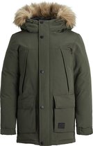 JACK&JONES JUNIOR JJSUPER PARKA JR Jongens Jas - Maat 128