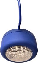 Lampe à suspension Blauw avec crochet de montage (fonctionne avec 3 piles AAA non incluses)