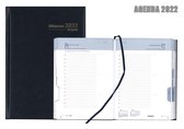 Brepols Agenda 2022 - Minister - Uitgestanste maandtabs - Lima Kunstleder - 14,8 x 21 cm - Blauw
