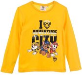 Nickelodeon - Paw Patrol - movie 2021 - jongens - longsleeve - 100% Jersey katoen - geel - maat 116