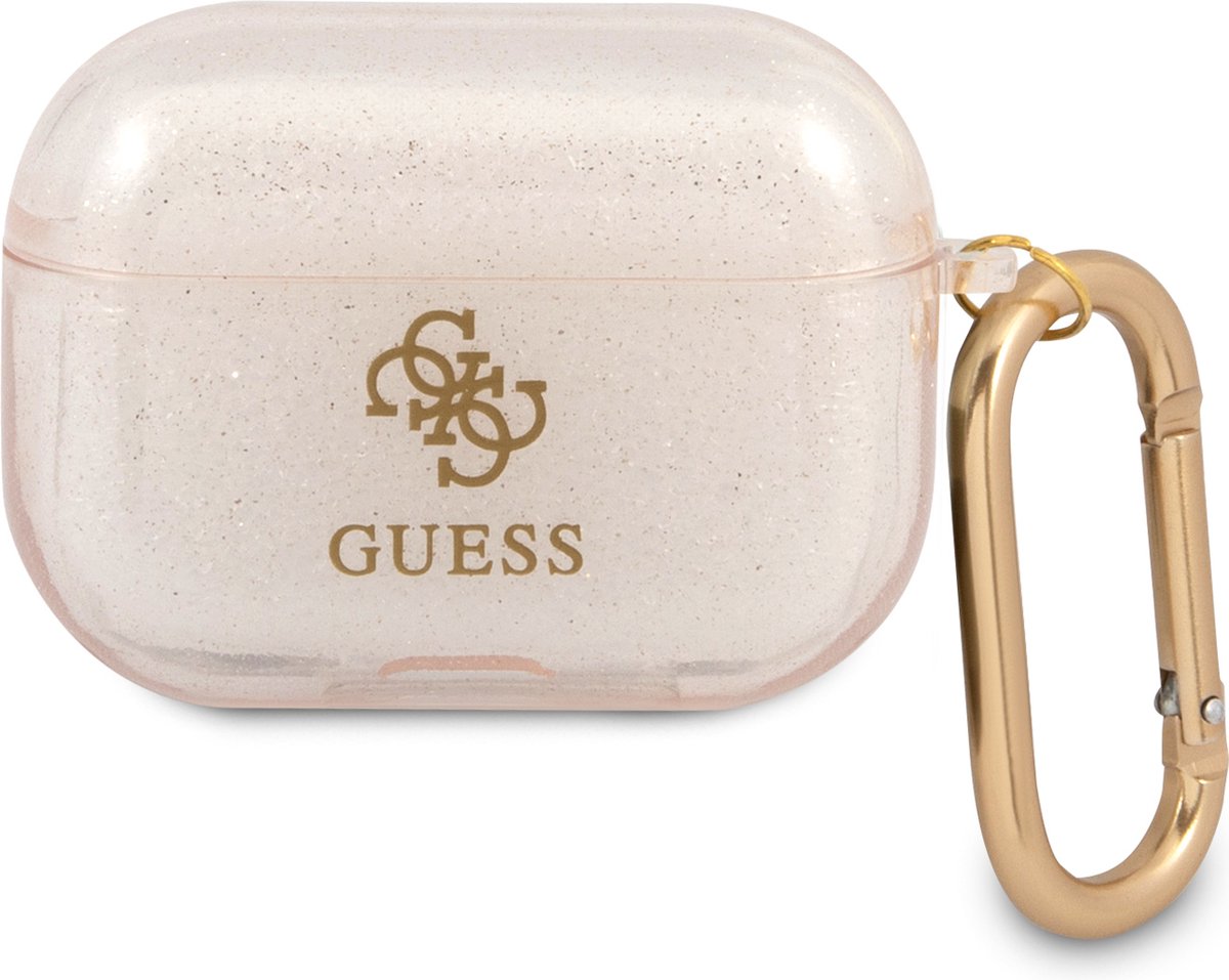 Guess TPU Glitter Case AirPods Pro Goud