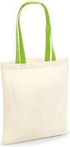 Bag for Life - Contrast Handles (Limoen Groen)