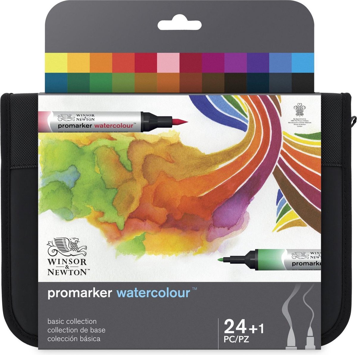 Winsor & Newton Promarker Watercolour etui 24 stuks