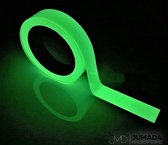 Jumada's Glow In The Dark Tape - Lichtgevende Tape - Reflecterende Plakband - Neon Groen - 10m