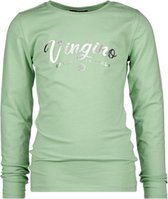 Vingino Longsleeve Logo Meisjes Katoen Mintgroen Mt 98