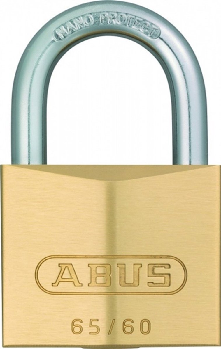 ABUS Hangslot gelijksluitend 65 40Mm Sl6402 Messing