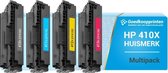 Version XL compatible HP CF410A / CF410X + pack de toner 3 couleurs