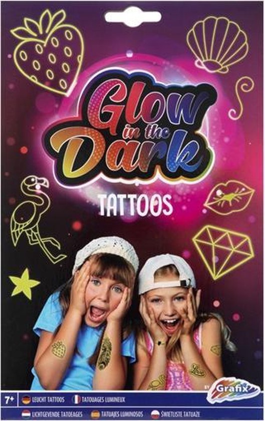 Glow the Dark voor Kinderen - Meisjes Tattoos | bol.com