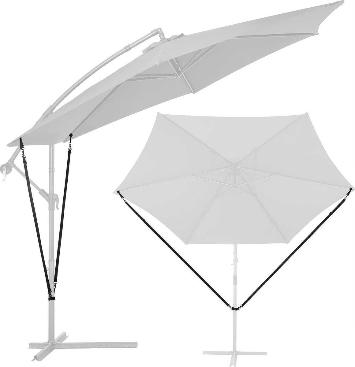 Set de protection contre le vent Kingsleeve pour parasol ceintures  réglables | bol