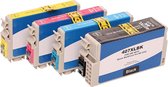 Huismerk set 4x inkt cartridge voor Epson 407 WF4745 van ABC