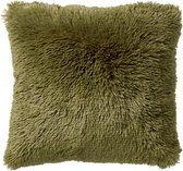 FLUFFY - Kussenhoes unikleur Calliste Green 60x60 cm - groen