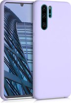 kwmobile telefoonhoesje geschikt voor Huawei P30 Pro - Hoesje met siliconen coating - Smartphone case in lavendel