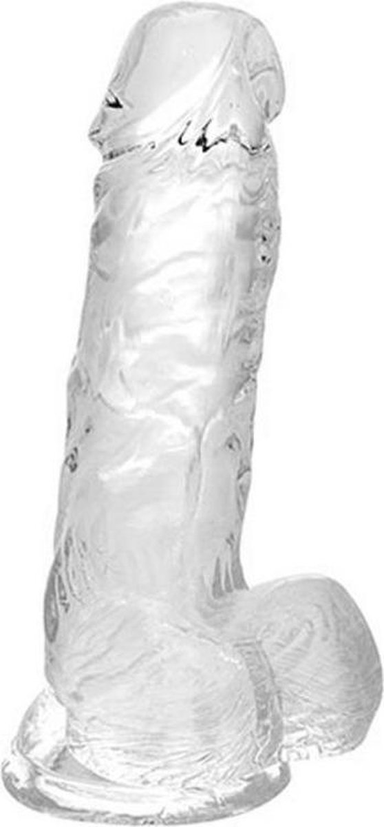 Zwarte Dildo S Pleasures Transparant (Ø 3,5 cm)