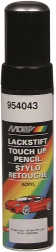 Stylo retouche MoTip 955273 BLANC MÉTALLISÉ - 12ml
