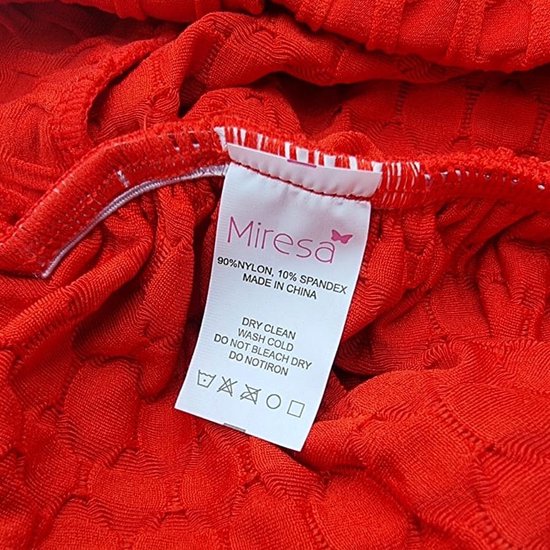 Miresa - Sexy Sportleggings / Fitness & Yoga Leggings - Rood - Maat M van Miresa — afbeelding 3