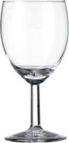 Plastic Wijnglas - Herbruikbaar & Onbreekbaar - 200 ml - Transparant - Duurzaam Campingservies - Plastic wijnglazen voor witte en rode wijn