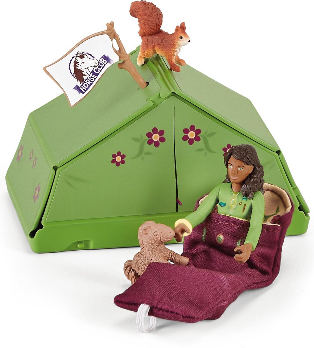 schleich HORSE CLUB Speelfigurenset - Sarah's Kampeeruitstapje - Kinderspeelgoed voor Jongens en Meisjes - 5 tot 12 jaar - 12 Onderdelen - 42533 — afbeelding 10