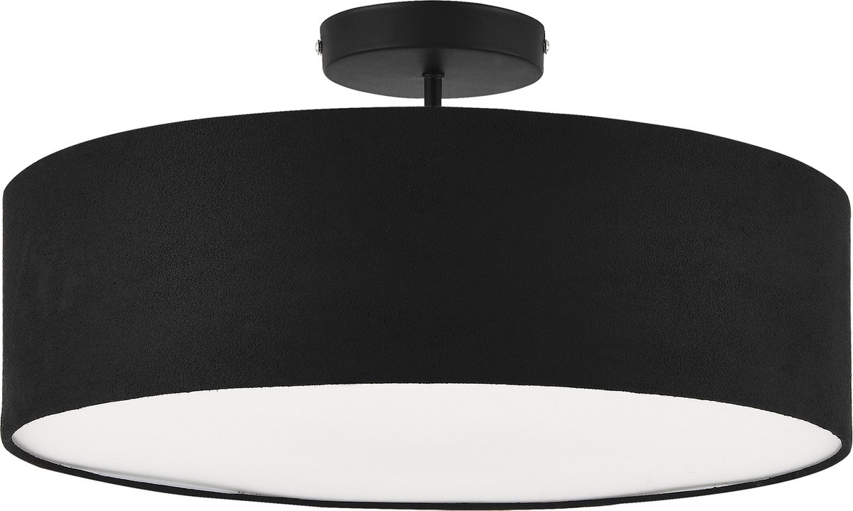 Plafondlamp Missouri plafonnière Ø45 cm zwart en wit 3xE27
