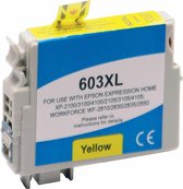 Inkmaster Huismerk Premium inkt cartridge voor Epson 603 XL Y yellow geel Met Chip - Epson 603XL - Voor Printers: XP-2100 / XP-2105 / XP-3100 / XP-3105 / XP-4100 / XP-4105 / Workfo
