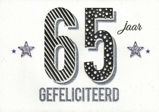 Kaart - Zizi - 65 jaar gefeliciteerd - ZZ33A