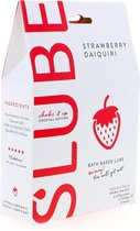 Slube Strawberry Daiquiri - 3 in 1 Massagegel, Badolie en Glijmiddel - 2 x 250 gr red