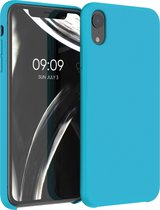 kwmobile telefoonhoesje voor Apple iPhone XR - Hoesje met siliconen coating - Smartphone case in zeeblauw