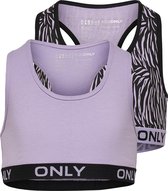 KIDS ONLY KONLIGA 2-PACK RACER TOP Meisjes Beha - Maat 134/140