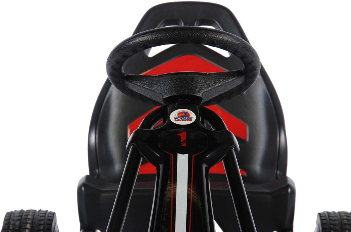 Volare Go Kart Racing Car - Jongens - Groot - Luchtbanden - zwart — afbeelding 11