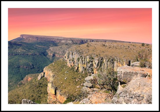 Poster Zuid Afrika_2 - Anton van Beek Collectie 50x70 cm