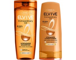 Elvive L'Oréal Extraordinary Oil - Shampoo 1x 250 ml & Conditioner 1x 200 ml - Pakket