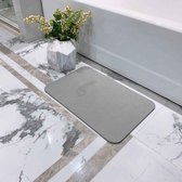 Diatomite Badmat | Sneldrogende Mat | 30x40 cm | Anti-slip | Grijs