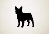 Boglen Terrier - Silhouette hond - L - 83x75cm - Zwart - wanddecoratie