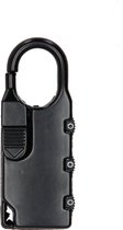 Zipperlock - Serrure de valise - Serrure à pince - Serrure à combinaison - Cadenas - Serrure à combinaison - Zwart